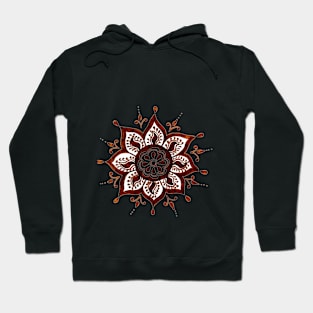 Brown mandala Hoodie